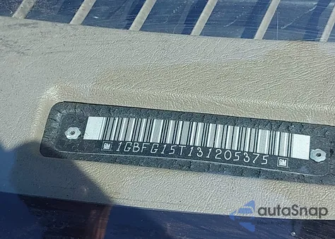 2003 Chevrolet Express Upfitter from USA, damaged, VIN 1GBFG15T131205375